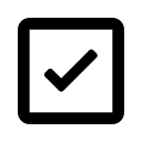 checkmark_square_outlined Icon