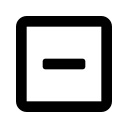 remove_square_outlined Icon