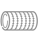 Curler (monochrome) Icon