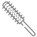 Curly comb (monochrome) Icon