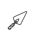 Triangular shovel Icon