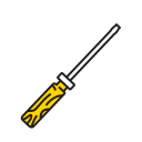 Flat screwdriver Icon