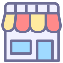 Canteens, shops, buildings, houses Icon