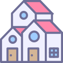 Villages, houses, buildings Icon