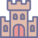 Walls, castles, cities, buildings, houses Icon