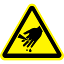 Be careful not to hurt your hand Icon