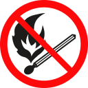 No Burning Icon