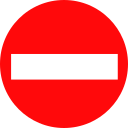 No Entry Icon