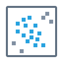 Density clustering Icon