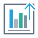 Export statistical chart Icon