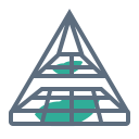 Image pyramid Icon