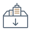 Inclined warehousing Icon