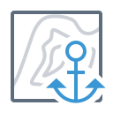 Naval map data warehousing Icon