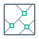 Topological network Icon