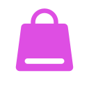 Noodle shopping bag handbag Icon