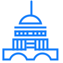 Tourism City Architecture - White House Government Icon