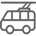 Tram electric bus Icon