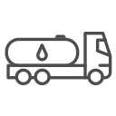 Oil cylinder truck Icon