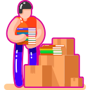 Book donation activities Icon