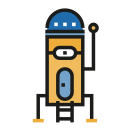Aerospace Aerospace manned rocket- Icon