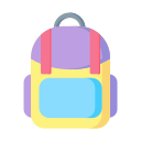 Face schoolbag Icon