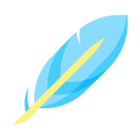 Surface feather pen Icon