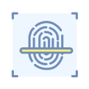 fingerprint identification Icon