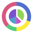Pie chart - nested Icon