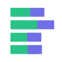 Fsux chart stacked histogram Icon