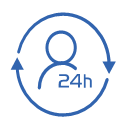 24-hour service Icon