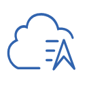 Space cloud Icon