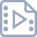 Video file gray Icon