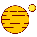 Flying ball Icon