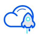 Cloud acceleration Icon