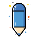 Blue pen Icon