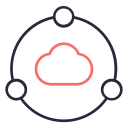 Collaborative cloudy Icon