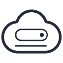 Elastic cloud server Icon