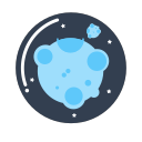 Meteorite. SVG Icon