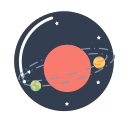 The Milky way SVG Icon