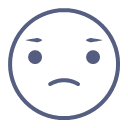 Disappointment expression Icon