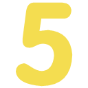 5 yellow Icon