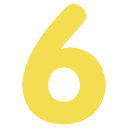 6 yellow Icon