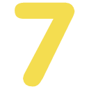 7 yellow Icon