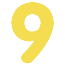 9 yellow Icon