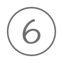 6_ round_ Number 6 Icon
