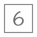 6_ square_ Number 6 Icon