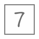 7_ square_ Number 7 Icon