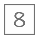 8_ square_ Number 8 Icon