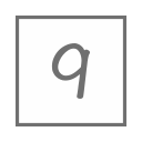 9_ square_ Number 9 Icon