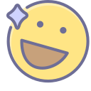 Happy, good mood, expression, like, expression, smiling face Icon